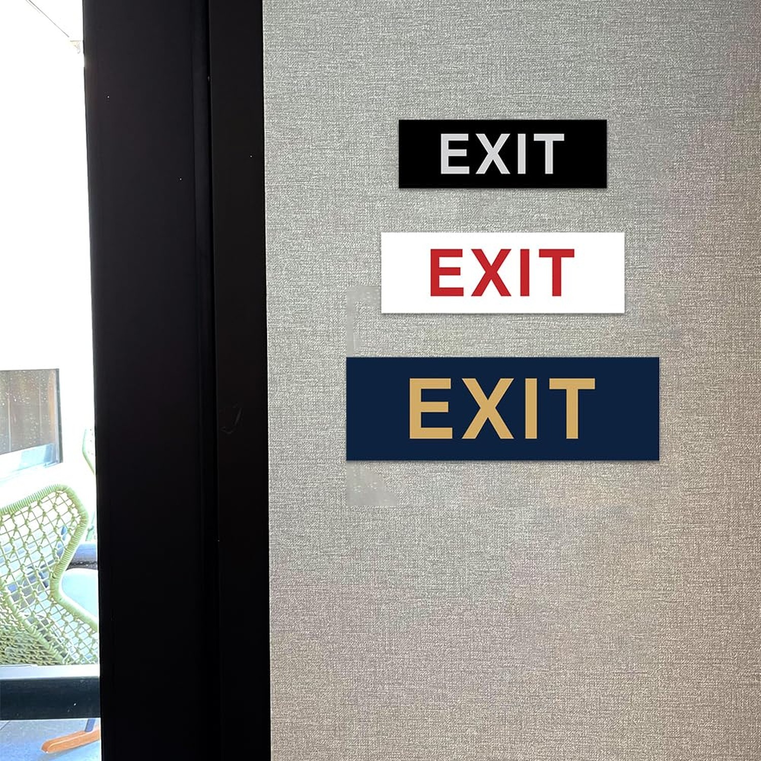 All Quality Basic Exit Wall or Door Sign – Simple & Clear To Ensure Safety | …