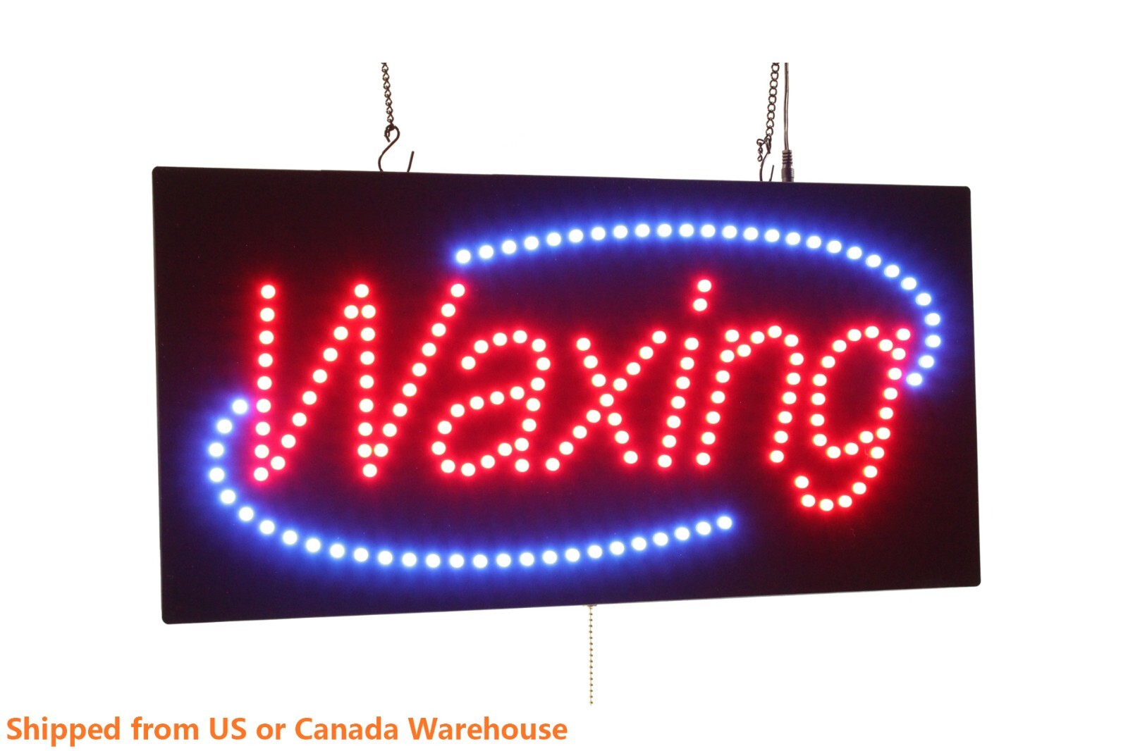 Waxing Sign Neon Sign LED Open Sign Store Sign Business Sign Window Sign
