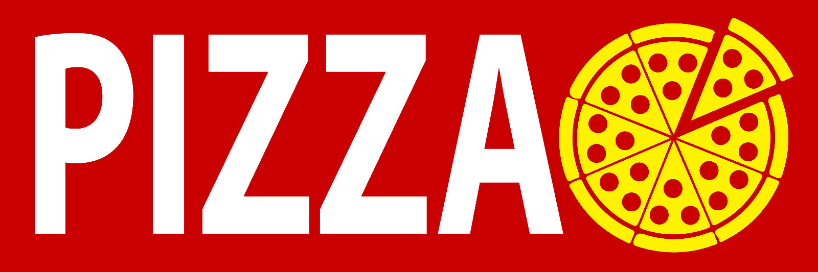 2×5 PIZZA Generic Vinyl Banner Sign Restaurant Food Festival Shop Pizzeria Aviso