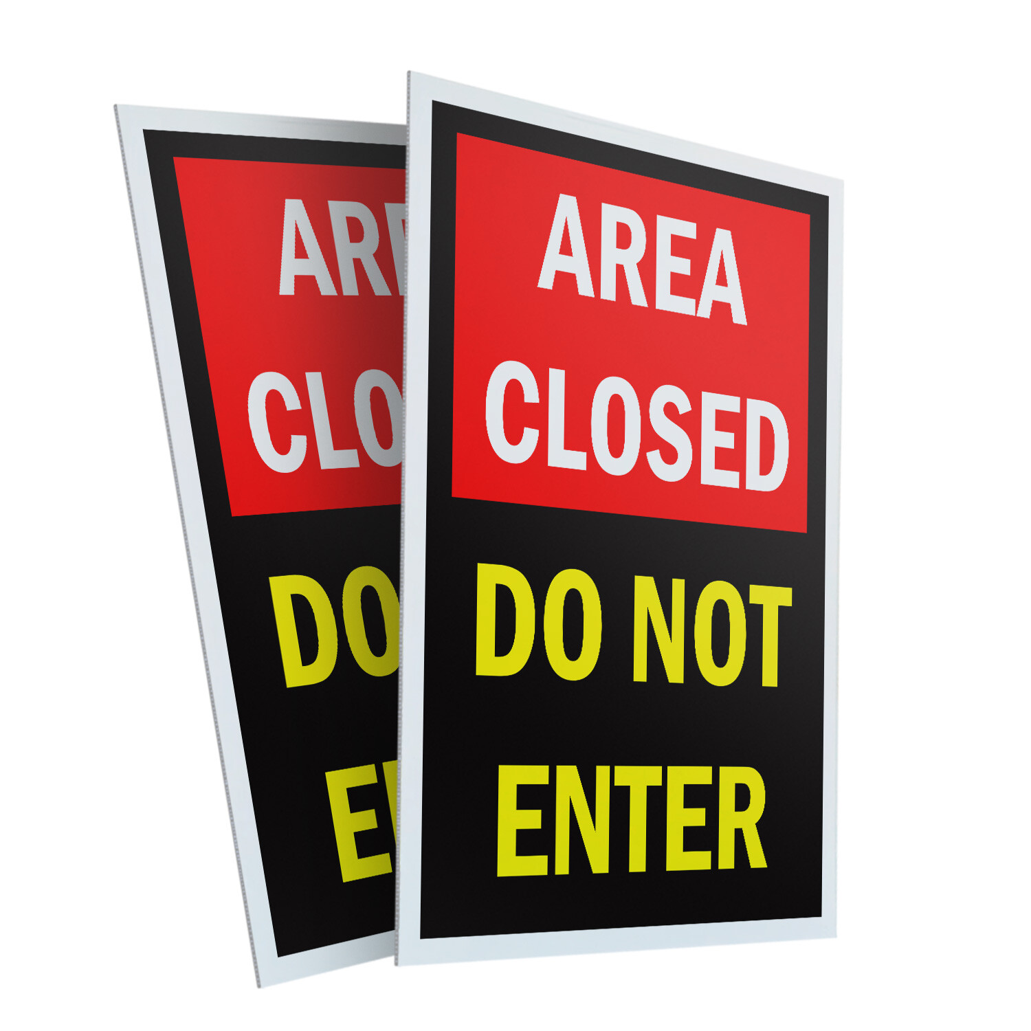 A-frame Sidewalk Area Closed Do Not Enter 24″ x 36″ Double Sided A-Frame Sidewal