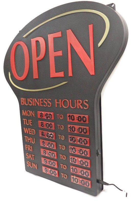 NEWON 3686 LED Open Sign – Lighted – Non-Programmable – Bar / Decor