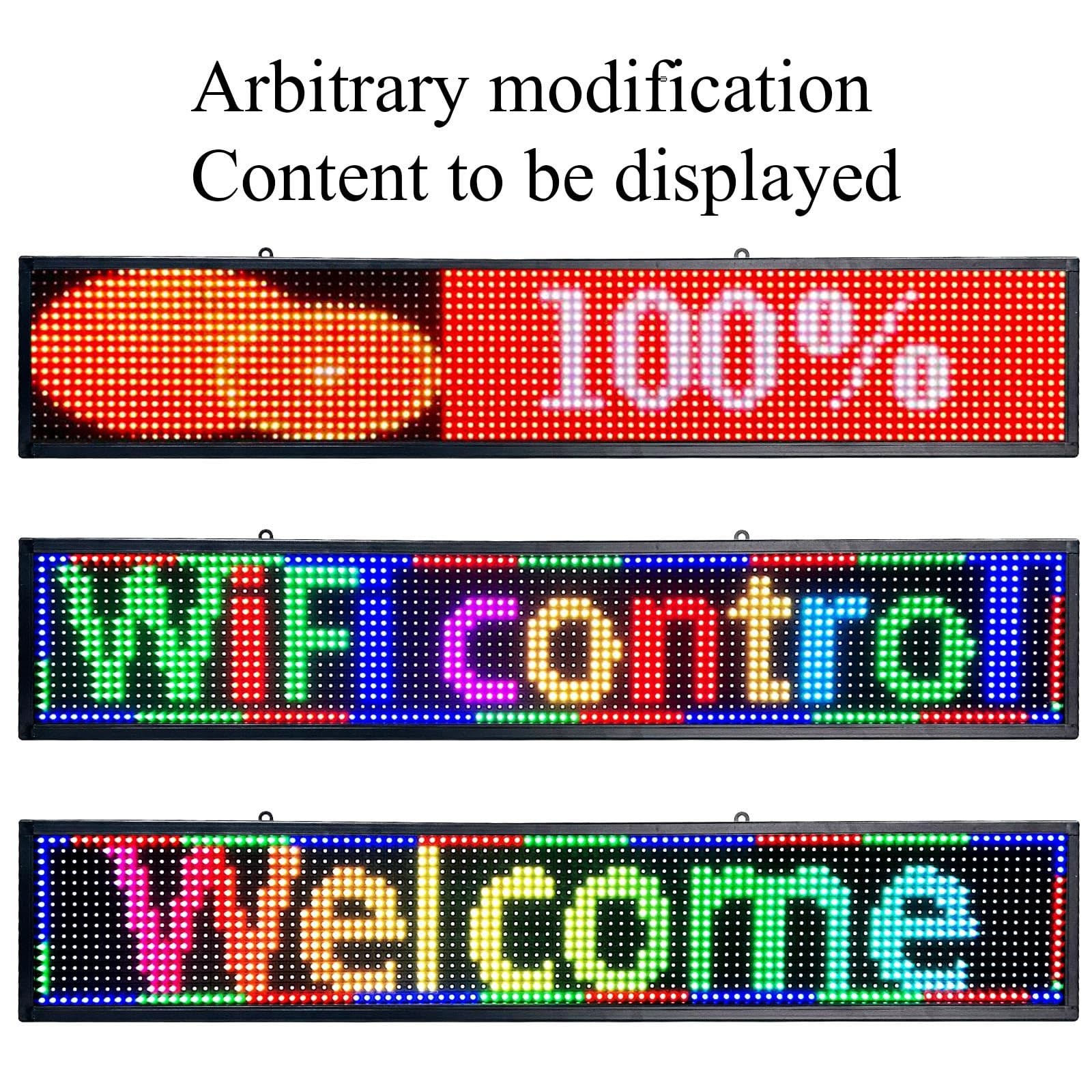 P10 Programmable Scrolling Led Sign Outdoor Digital Sign Display Message Board