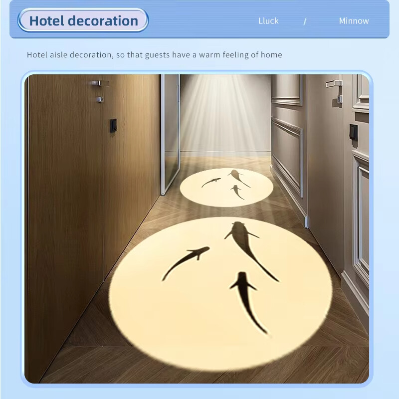 8W Custom Corridor Ceiling Light Downlight Entry Light LED Logo Gobo Projector