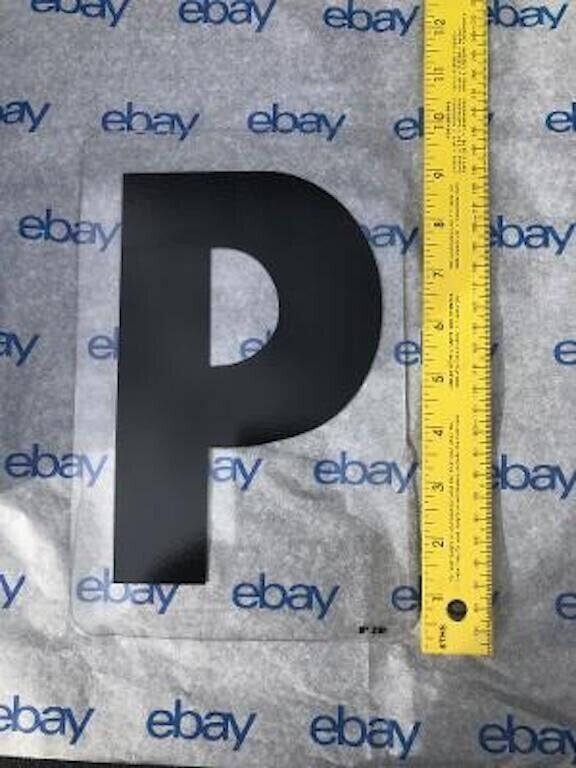 8 inch zip letters changeable outdoor signage marquee letters Letter P