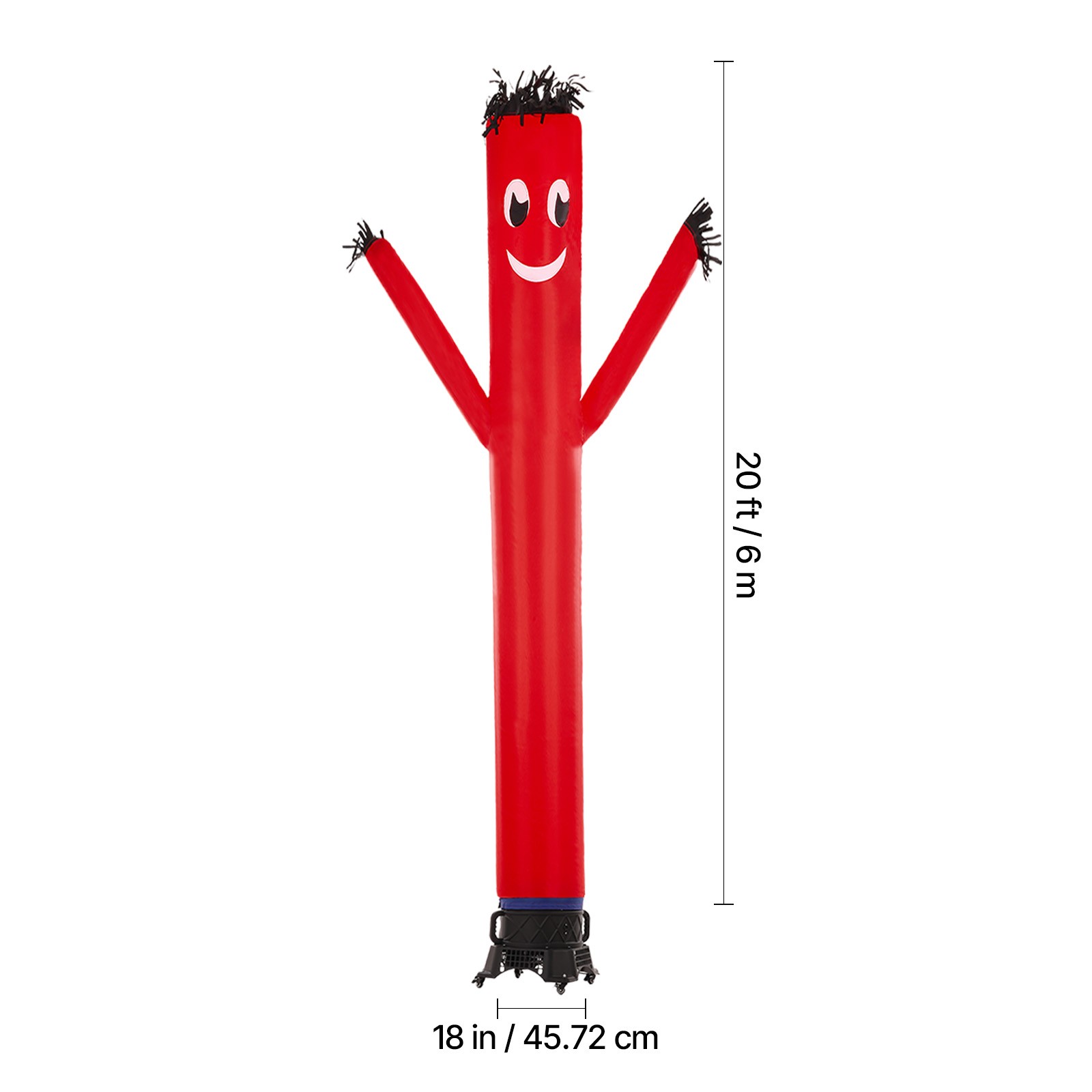 Uimoso 20 ft Wacky Waving Inflatable Tube Man with 1 HP Blower Fan