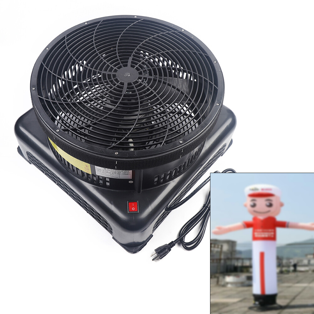 750W 17.7″ Air Blower Fan for Inflatable Wind Dancer Tube Man Fly Guy Sky Puppet