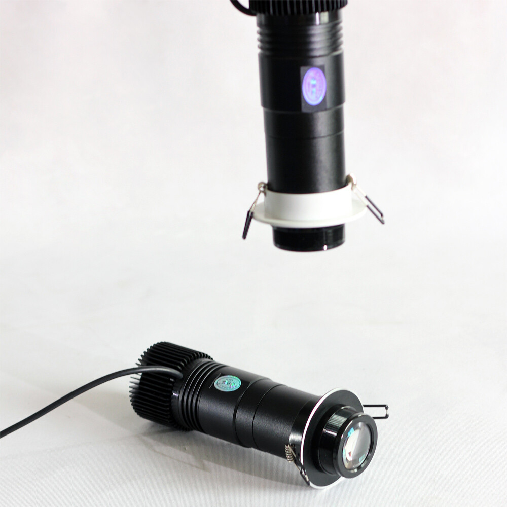 10W Embedded Black Desktop or Mountable LED Gobo Projector Advertising Logo lamp