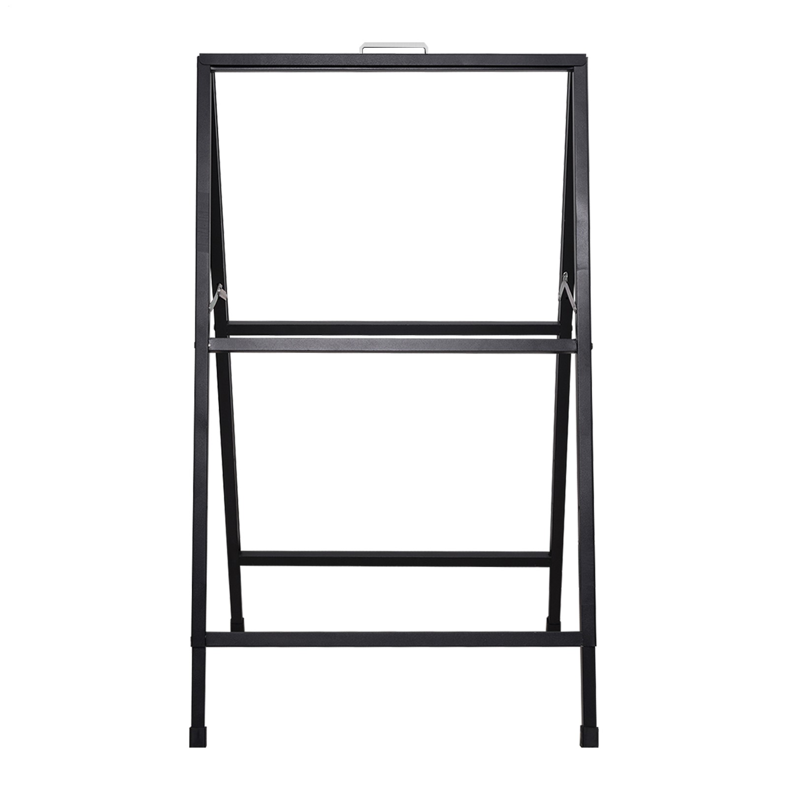 Heavy-Duty Double-Sided Metal A-Frame Sidewalk Sign Holder Stand 24″x36″