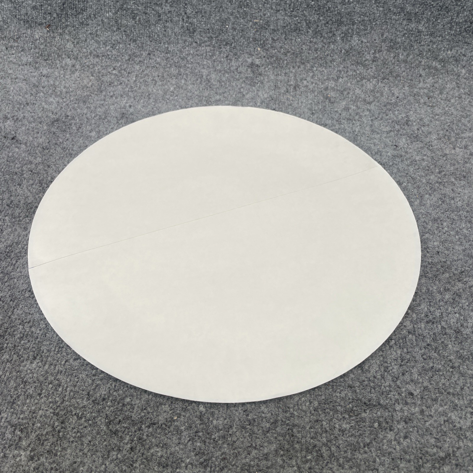 Accuform MFS202 EAR PROTECTION REQUIRED 17” Black/Yellow Floor Adhesive Vinyl