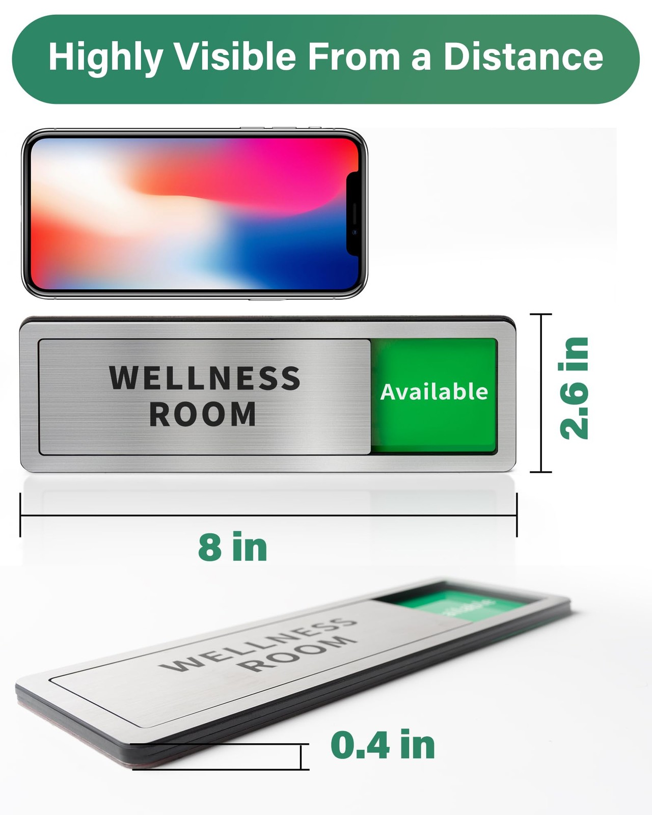 Office Door Signs Do Not Disturb, In Use/Available Slider Sign for Home Offic…