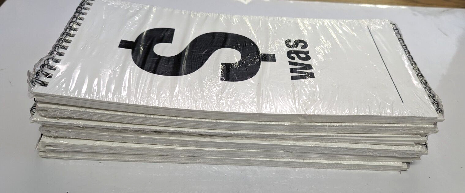 52 Retail Pricing Flip Board Numbers 11.5″ x 5.5″ & 11.5 x 3
