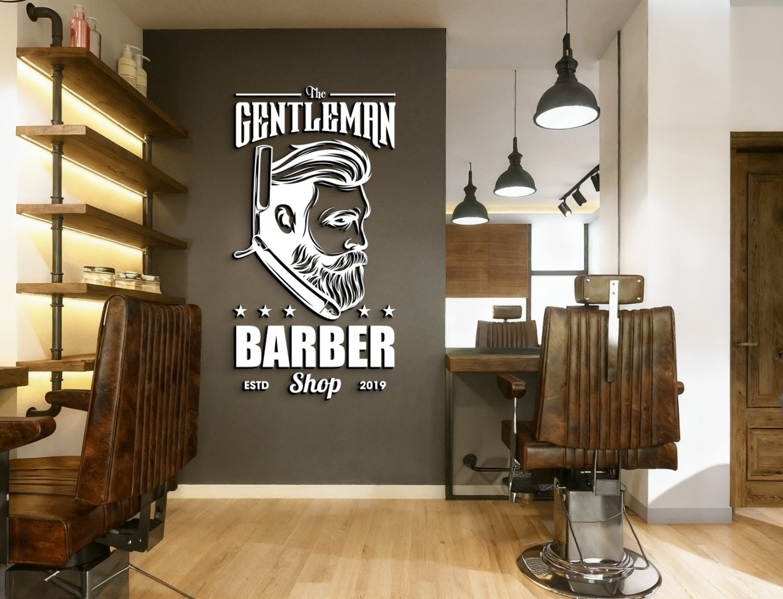 Your brand wooden 3D logo | Your business wall logo | custom size and colors