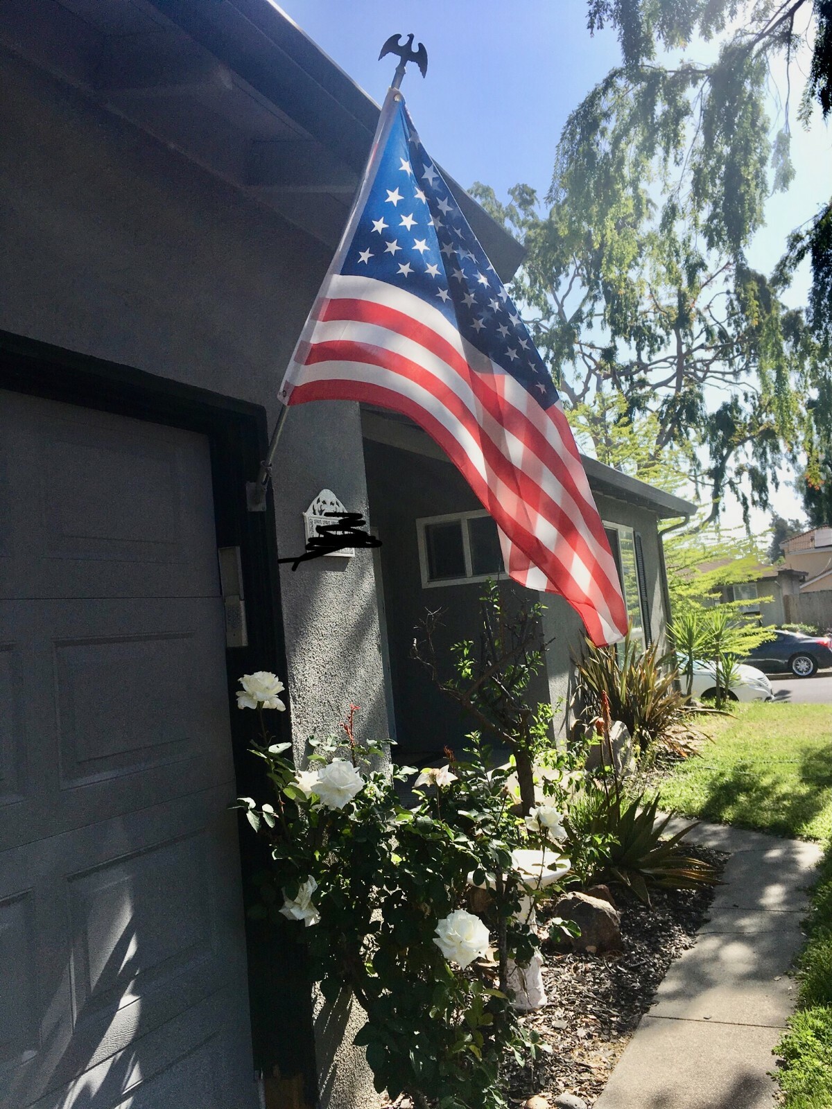 3 Pack of American Flags approx. 2 1/2 ft by 4 1/2 ft