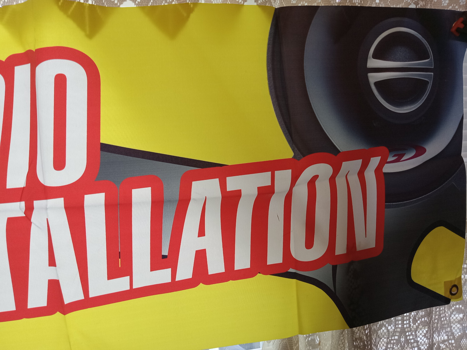 CAR AUDIO INSTALLATION Vinyl Banner Sign 18″X48″