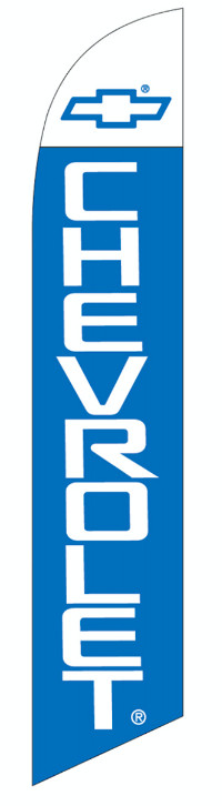 Chevrolet Windless Swooper Advertising Feather Auto Car Dealer Flag Banner
