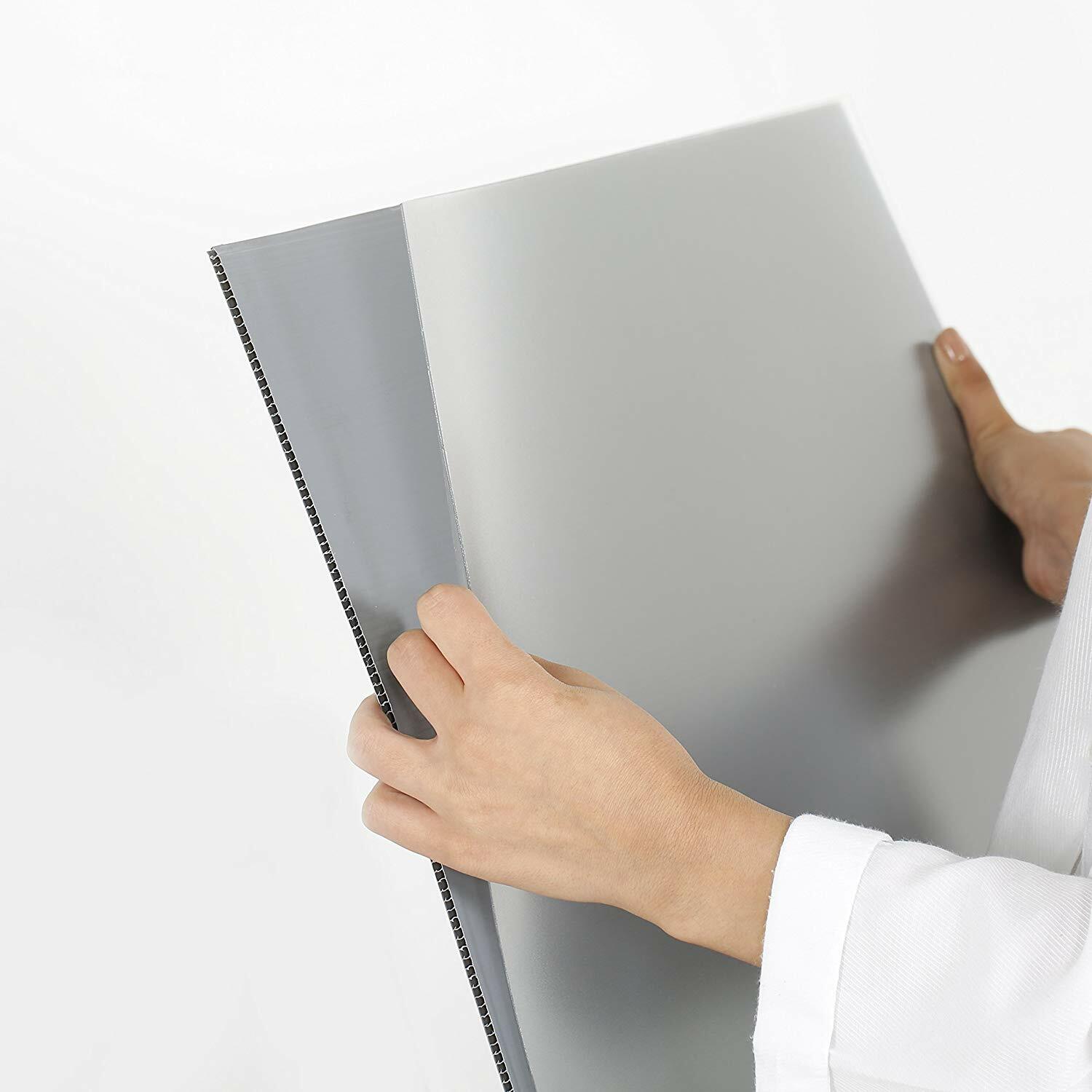 30?40 Slide-in A Frame Menu Double Sided Display Board Sidewalk Sign Silver