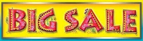 Big Sale | Vinyl Banner w/ Grommets | 3’H x 10’W