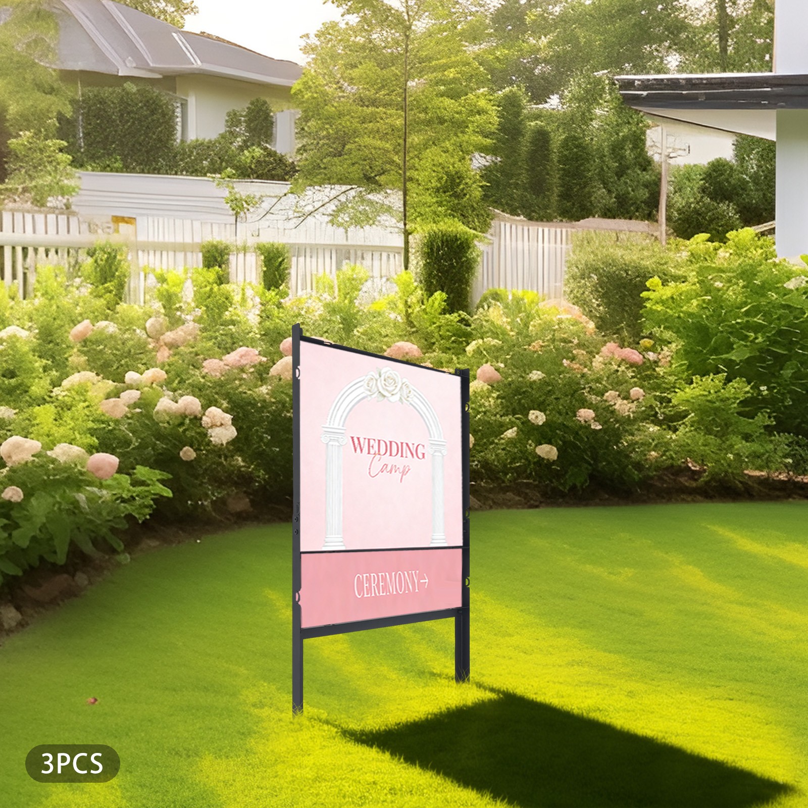 40.6*24in Yard Sign Frame Sign Holder Sign Stand for Weddings Parties Banquets