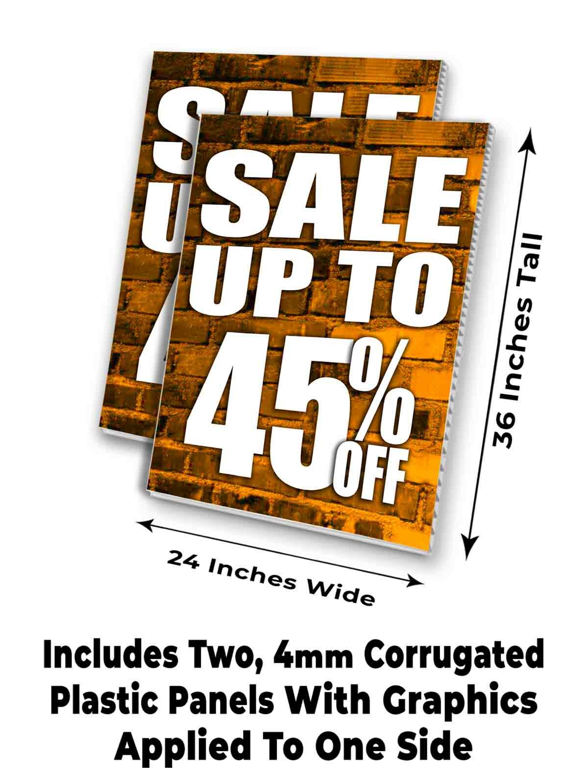 Sale Up To 45% Off Signicade 24×36 A Frame Sidewalk Sign Double Sided