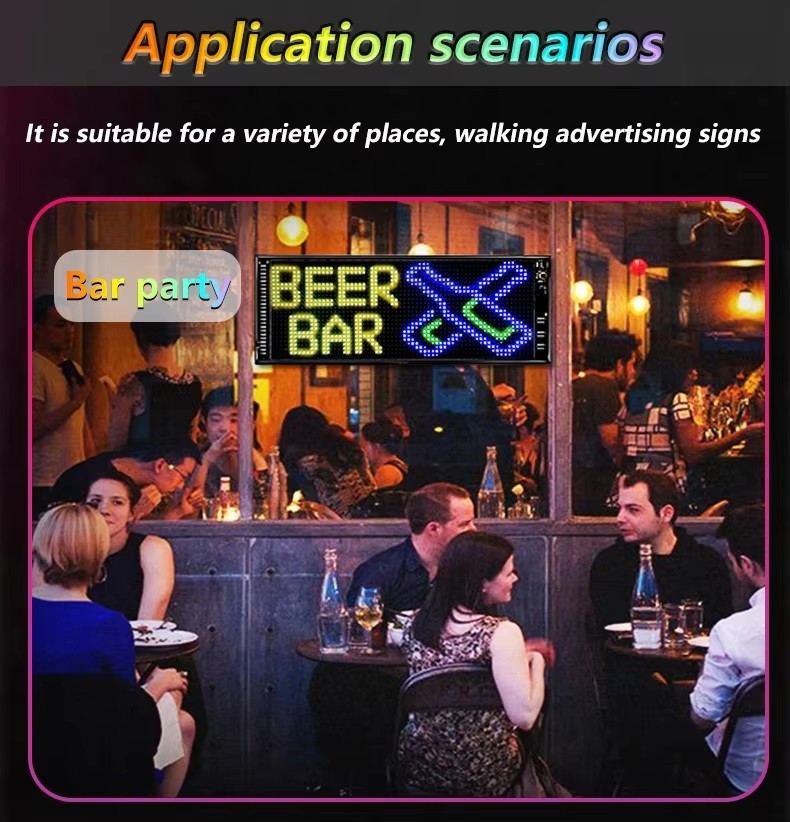 Programmable LED Sign Scrolling Message led Shop Signs Digital Display led Board