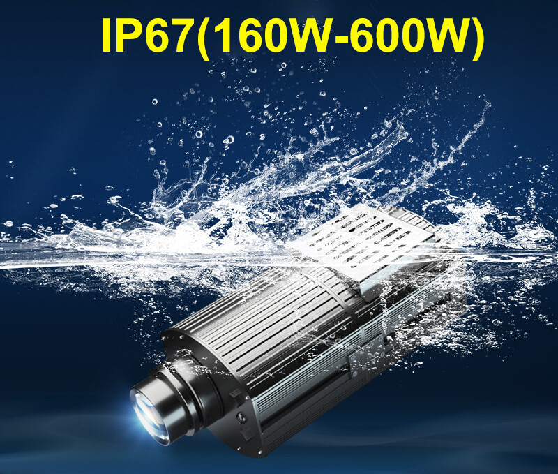 160W-600W Logo Projection Lamp Long-range Waterproof Customizable Logos Patterns