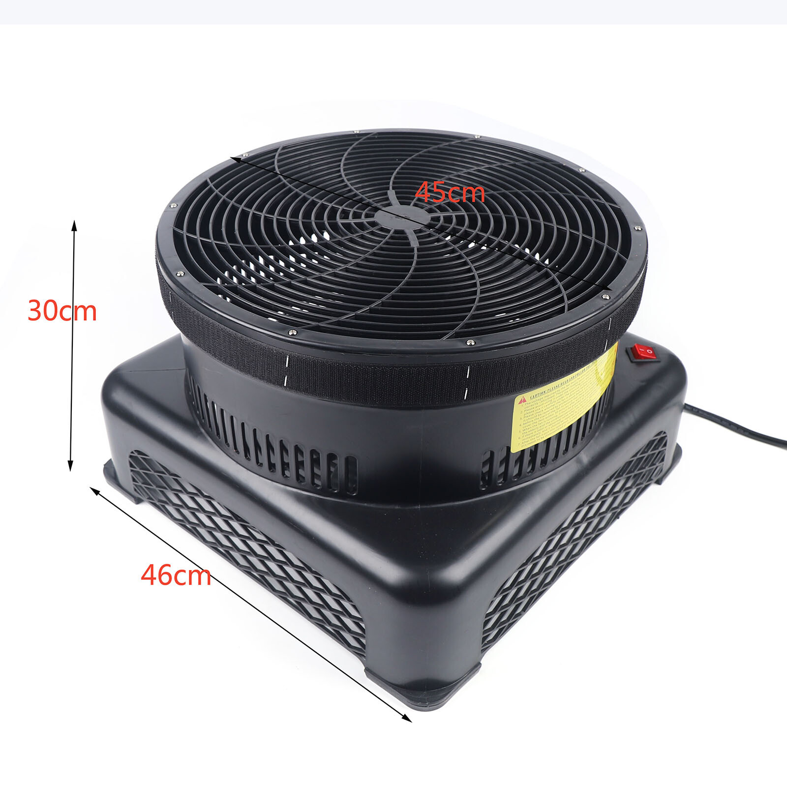 950W Air Blower Fan Fit Inflatable Wind Dancer Tube Man Fly Guy Sky Puppet Black