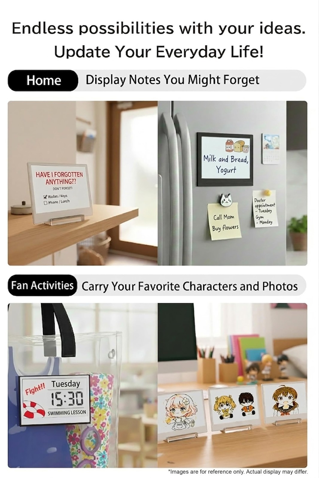 Santek EZ Sign NFC E-Paper Display, No Battery & 4-Color Rewritable Display IP65