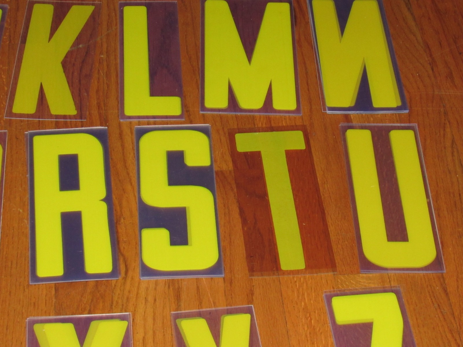 224 Vintage Plastic Marquee Outdoor Sign Symbols Letters Numbers 8″ On 9″ Board