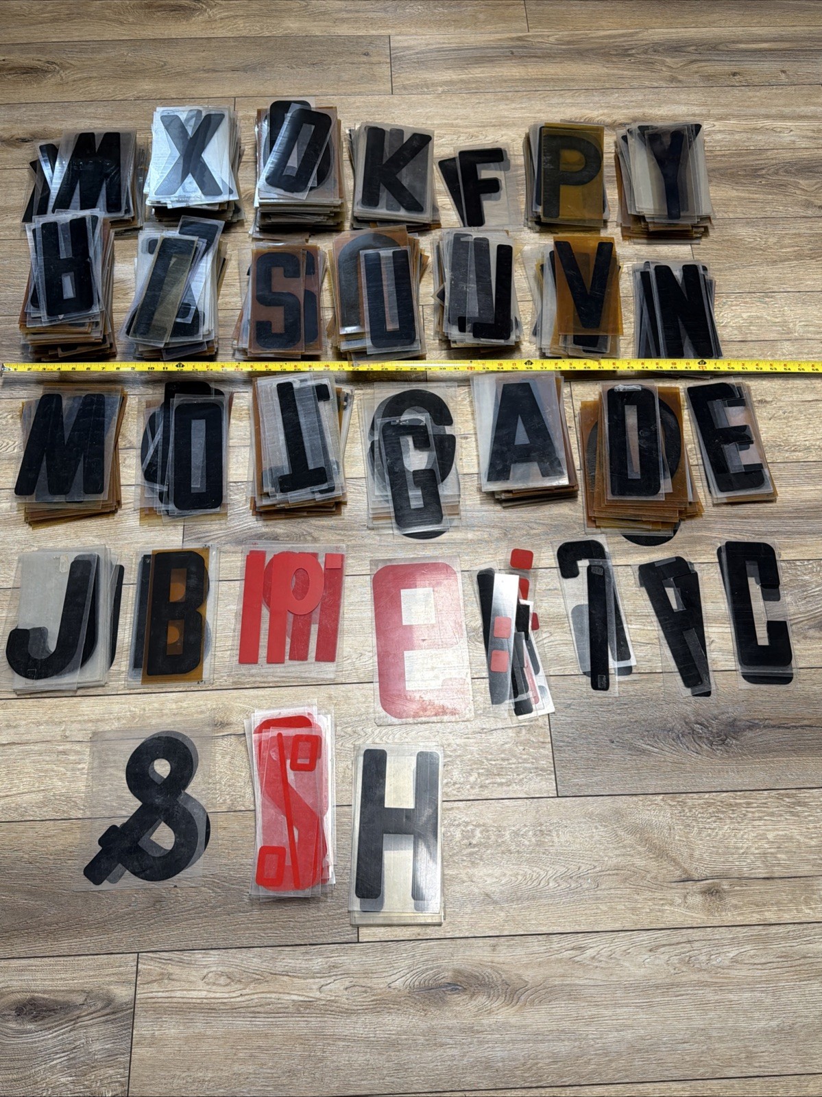 Vtg Lot Plastic Changeable Marquee Sign Letters Numbers