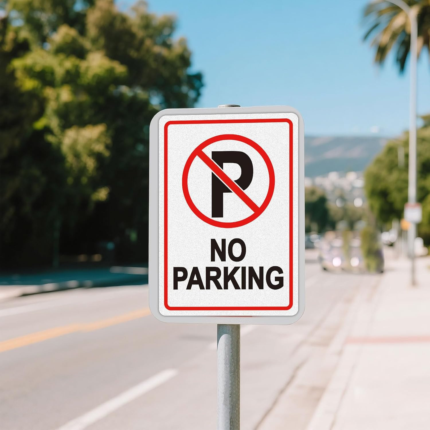 No Parking Signs, Do Not Park Here Sign, 3 Pack 10×7 Inch Reflective Waterproof