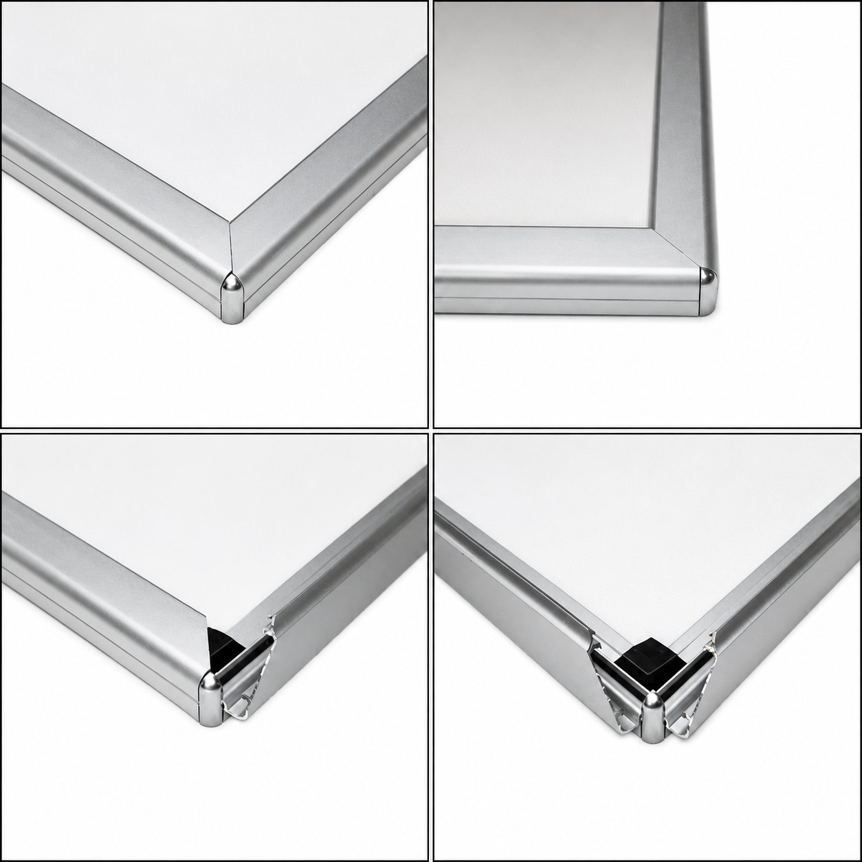 LED Illuminated Photo Frame, Black or Silver, Gallery Wall Display