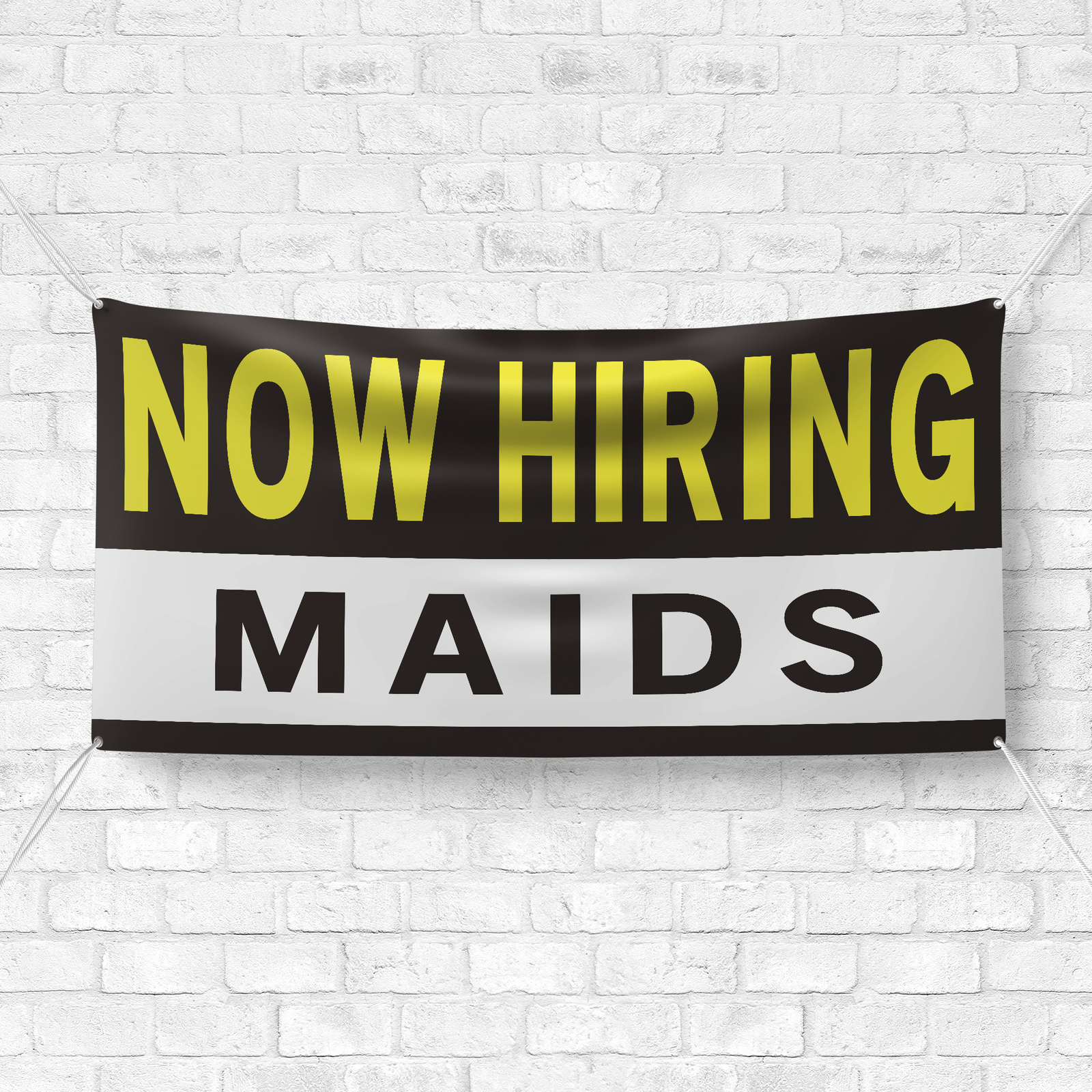 Now Hiring Maids 13 oz Heavy Duty Vinyl Banner House Cleaner Jobs Available Sign