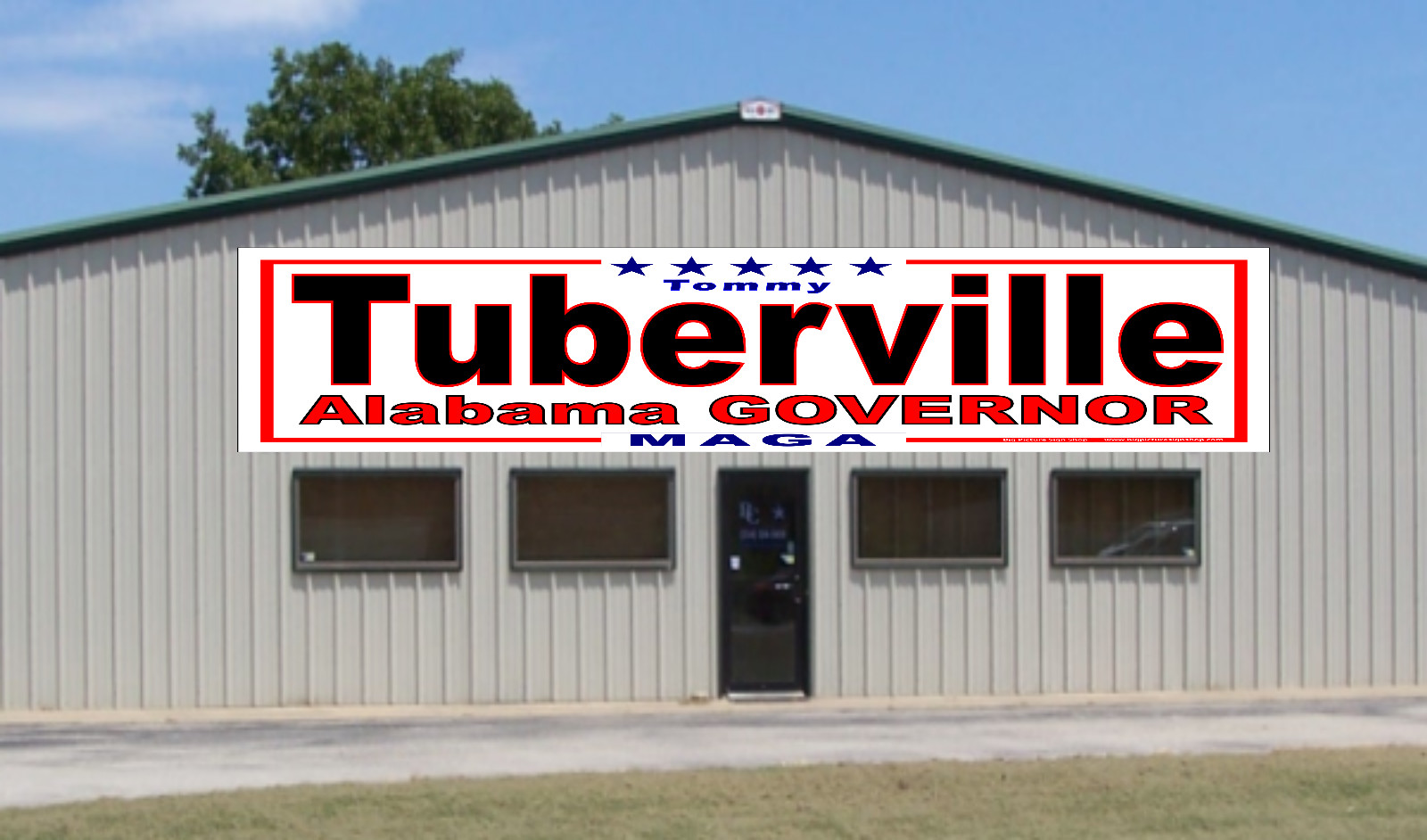 Tommy TUBERVILLE for ALABAMA GOVERNOR -MAGA Banners -LARGE-Fast Ship-USA MADE-30