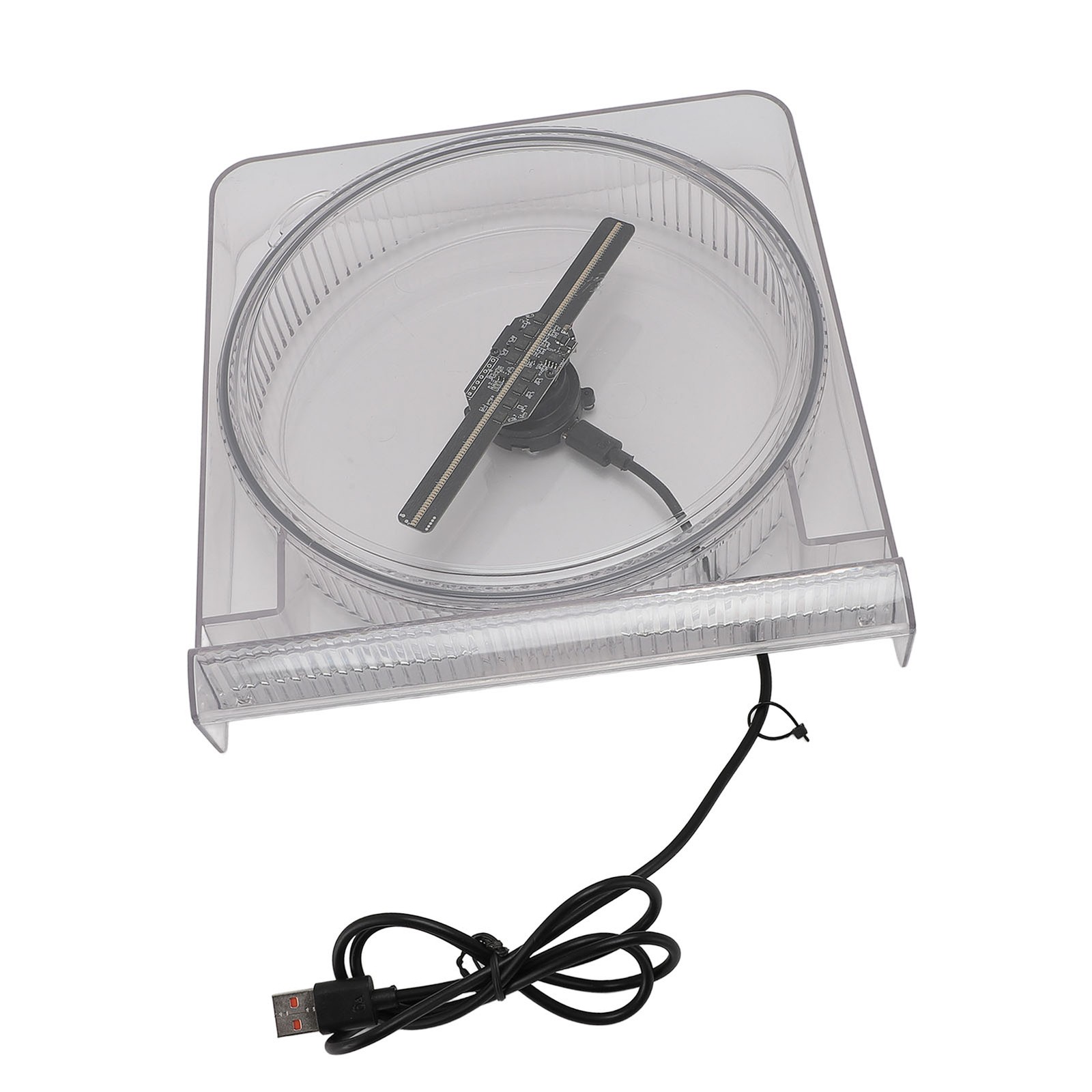 14cm 3D Hologram Fan With Cover Holographic Projector Advertising Display 1 CDUR