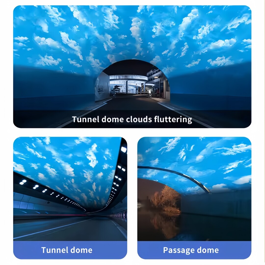 60W-600W Cloud Sky Effect Projection Waterproof Dynamic Logo GOBO Projector Lamp