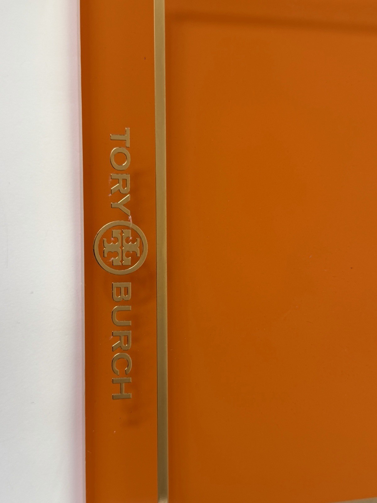 TORY BURCH STORE DISPLAY SIGN EYEWEAR SUNGLASSES RARE 8×8 in