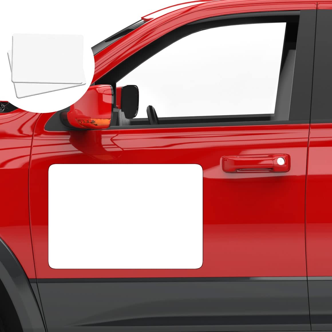 Customizable Car Door Magnet Stickers – Set of 2, 18×12 Inch Vehicle Signs