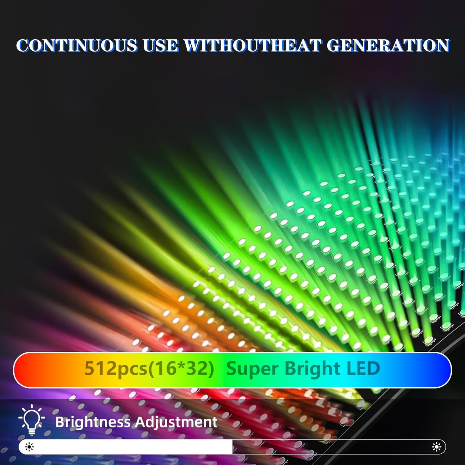 Programmable LED Matrix Sign – Flexible 7×3 Panel for Car, Desk & Events