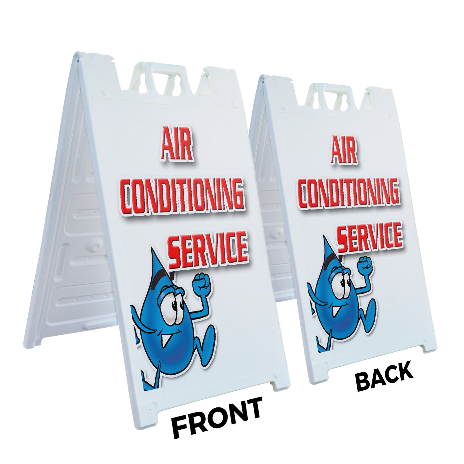 A-frame Sidewalk Air Conditioning Service 24″ x 36″ Double Sided A-Frame Sidewal