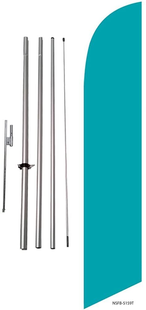 Solid Colored Feather Banner Flag Kit w/Spike