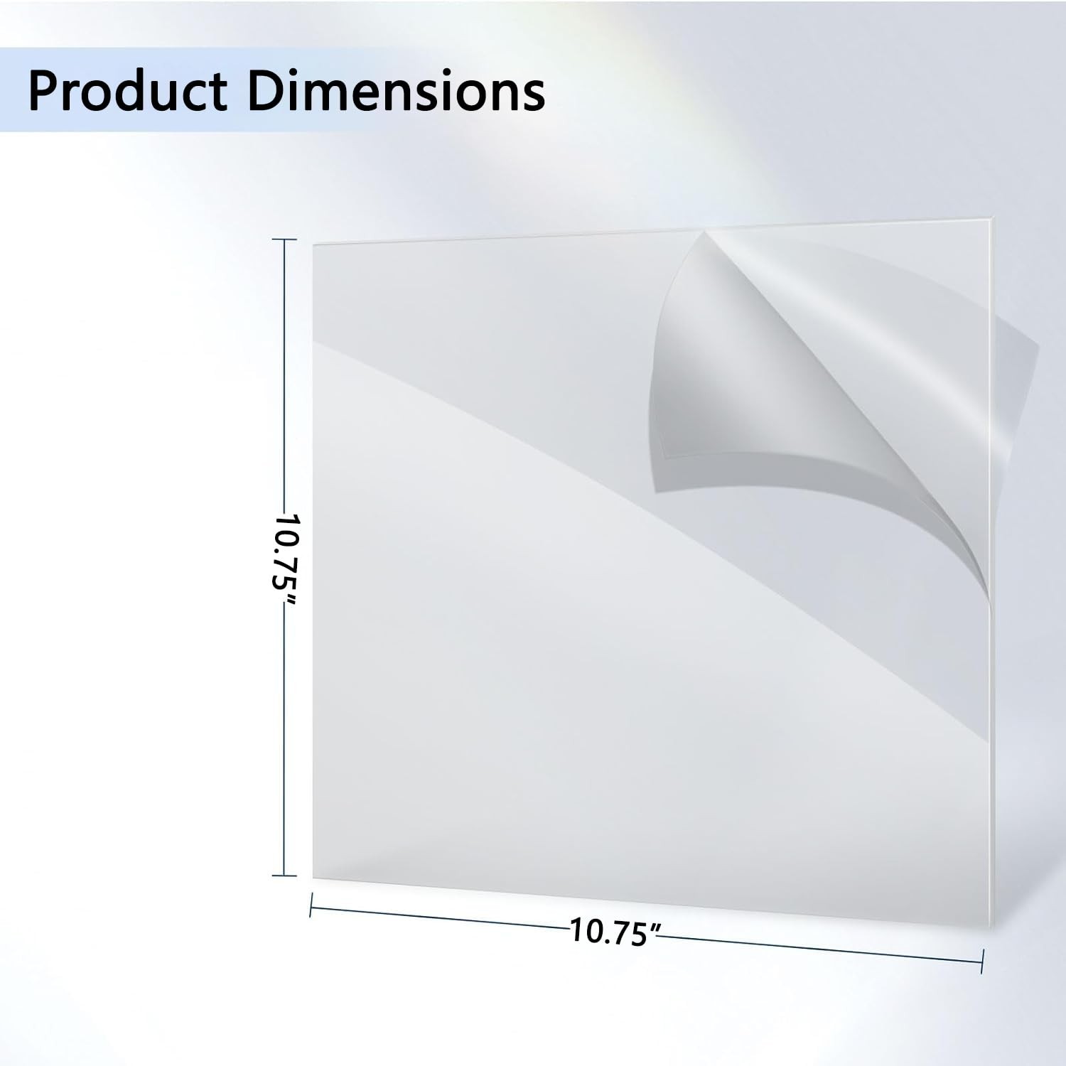 “4-Pack Hazmat Placard Holder Shields 10.75″”x10.75″” Clear Polycarbonate”