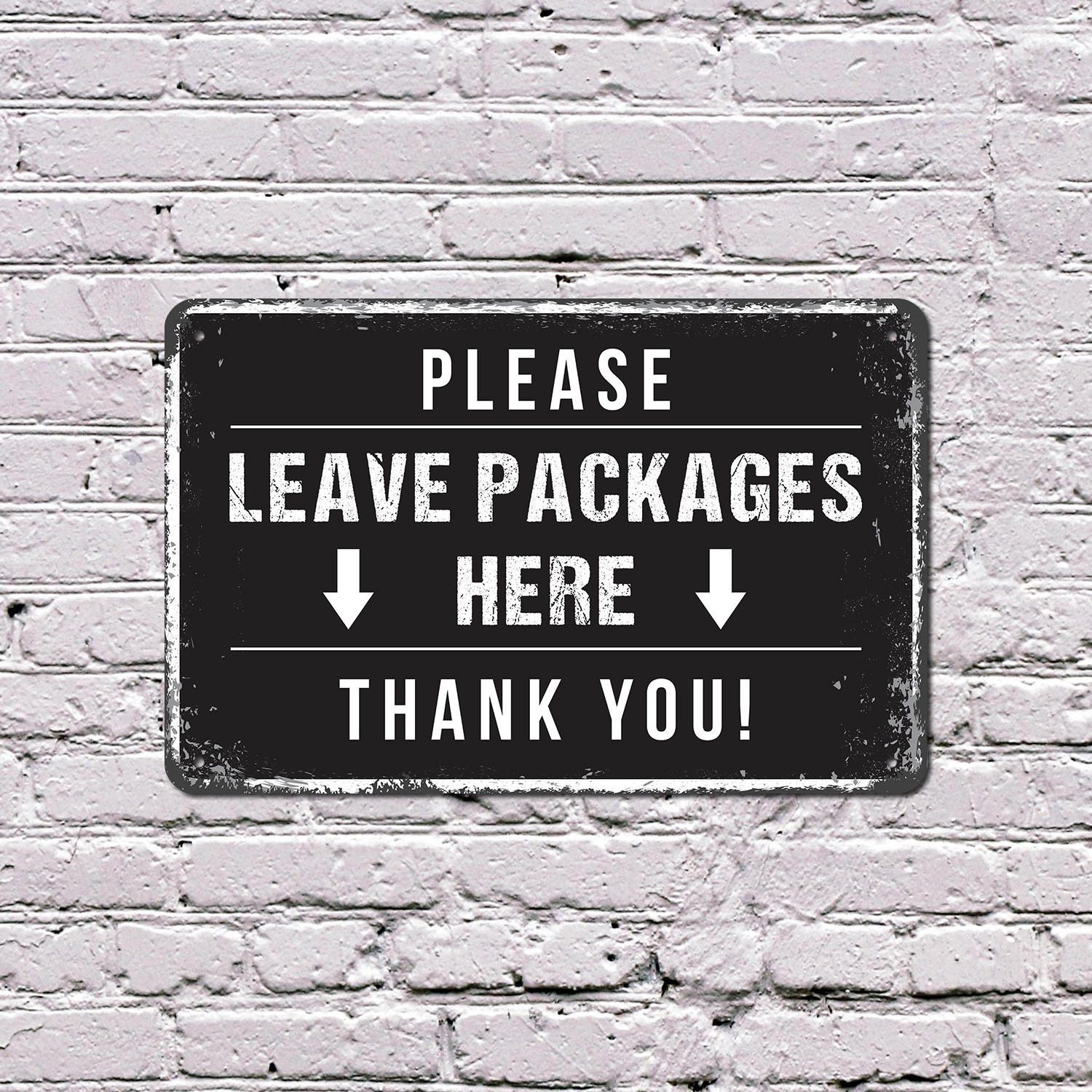 Please Leave Packages Here Sign Drop Boxes Here Thanks Perfect for Porches