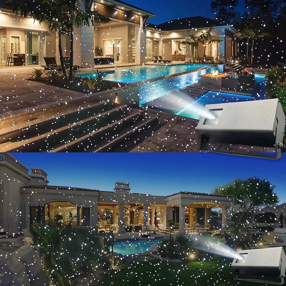 Outdoor White Laser Firefly Lamp Dynamic Projector Lights LED Spotlight 10W-30W