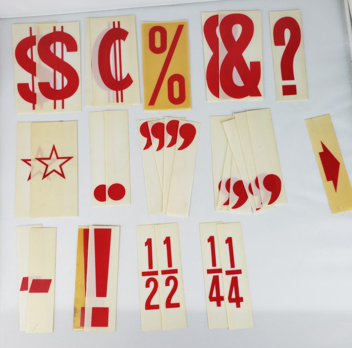 6 Inch Flexible Outdoor Portable Marquee Sign Letters Numbers Symbols 140 Count