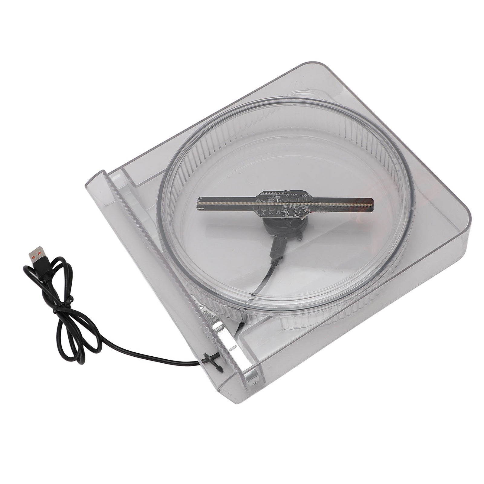 14cm 3D Hologram Fan With Cover Holographic Projector Advertising Display 1 CDUR