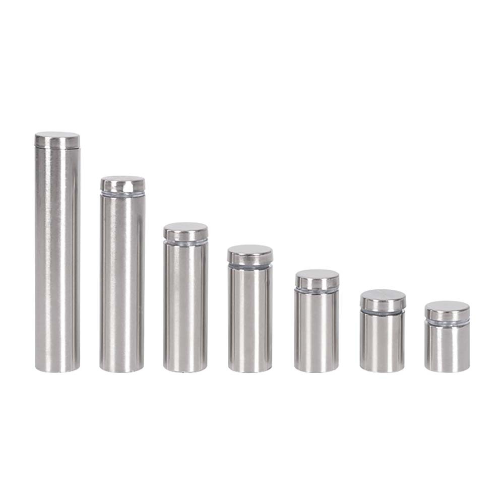 201 Stainless Steels Sign Supports Wall Mount Advertising Screw Standoff Fixings
