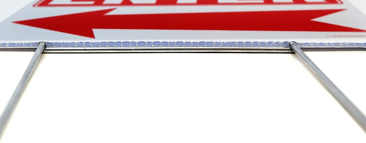 Large Double Sided Parking Arrow Yard Sign Complete Kit w/Stake(s)(1,2,3 or 5pk)