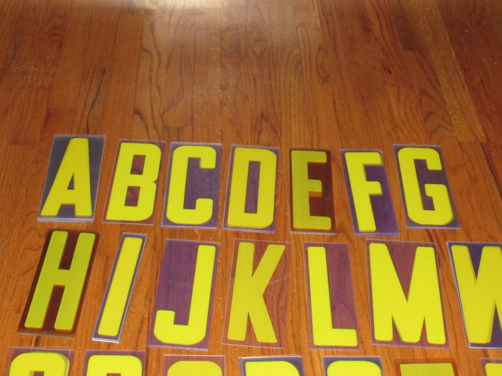 224 Vintage Plastic Marquee Outdoor Sign Symbols Letters Numbers 8″ On 9″ Board
