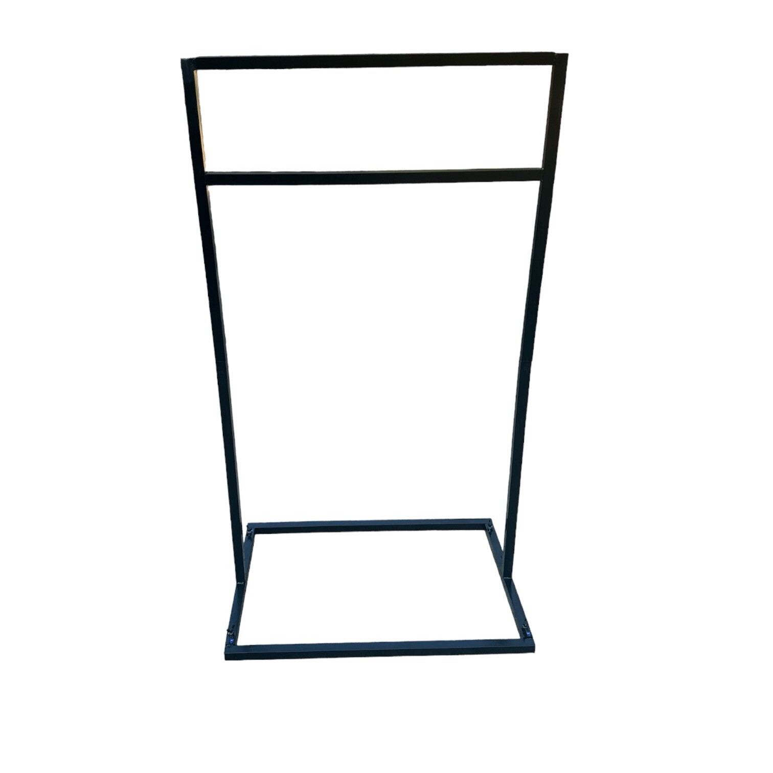 Black Rectangular Sign Holder Business Wedding Event Large Side Walk Freestandin