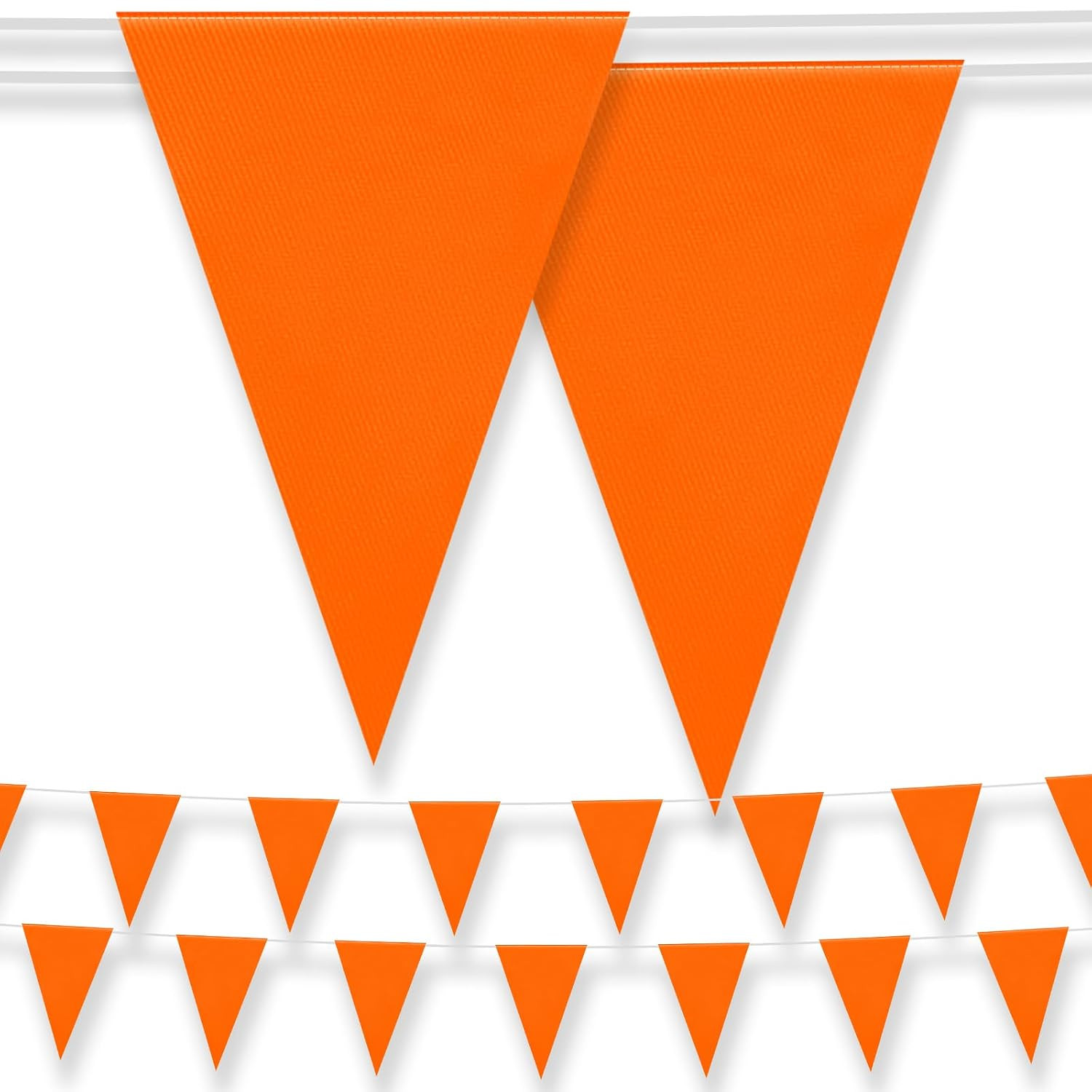 100Ft Pennant Safety Flags Outdoor Banner Warning Flagging Banner Marking